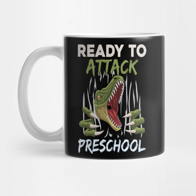 Dinosaur Kids Ready To Attack Preschool Boys Back To School by kateeleone97023